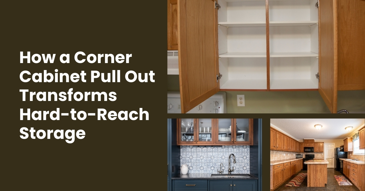 How a Corner Cabinet Pull Out Transforms Hard-to-Reach Storage