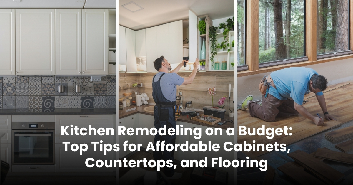 Kitchen Remodeling on a Budget: Top Tips for Affordable Cabinets, Countertops, and Flooring