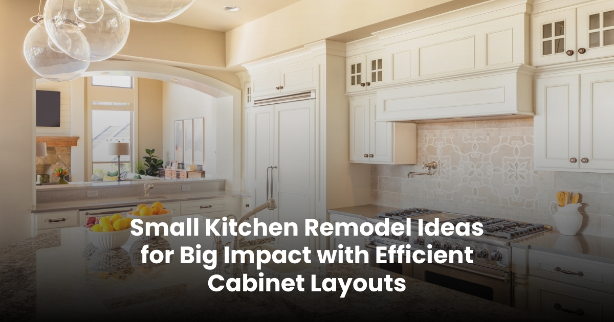 Small Kitchen Remodel Ideas for Big Impact with Efficient Cabinet Layouts