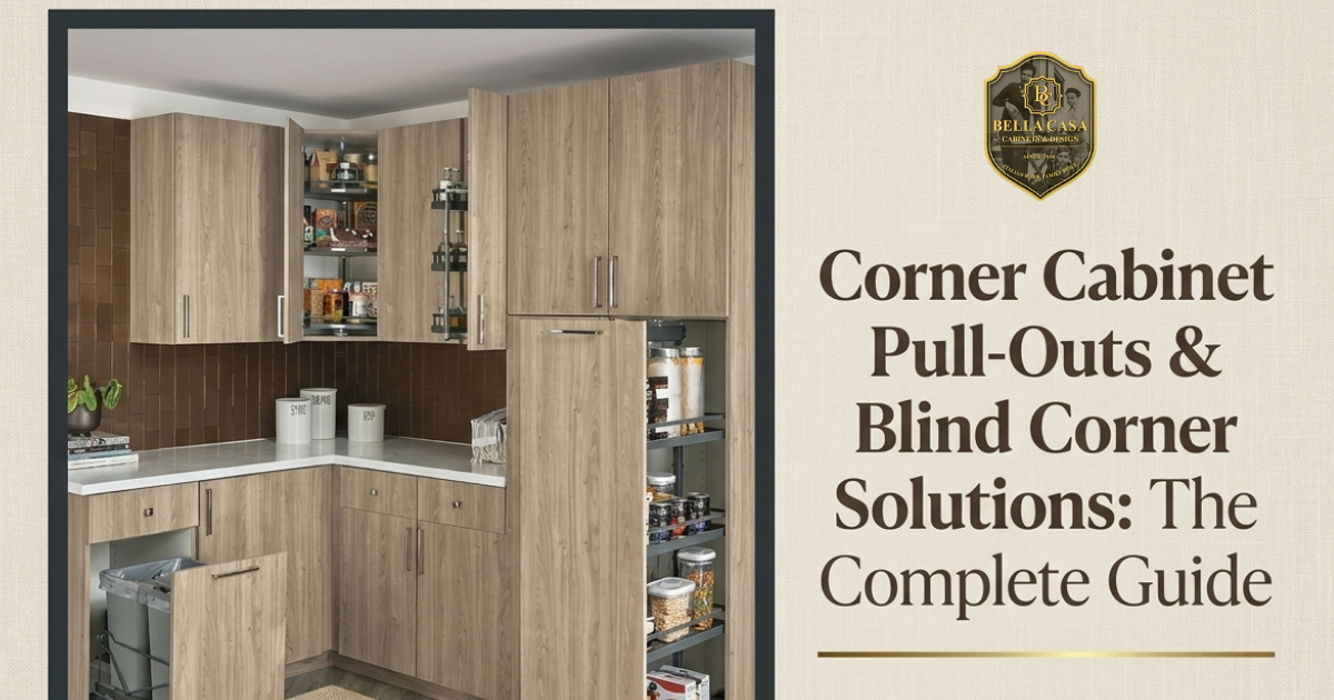 Corner Cabinet Pull-Outs & Blind Corner Solutions: The Complete Guide